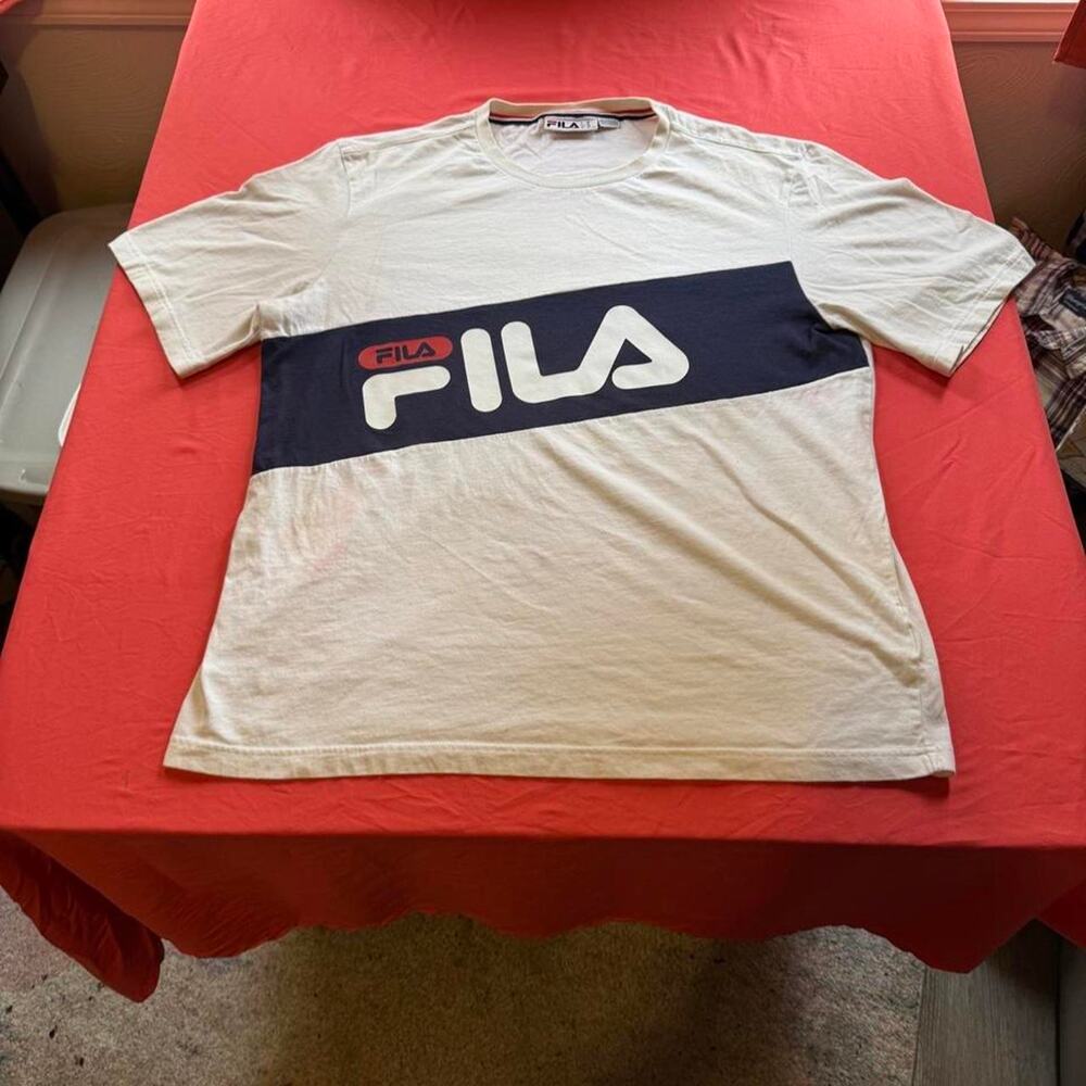 Flawed FILA Damon Logo T-Shirt - XXL